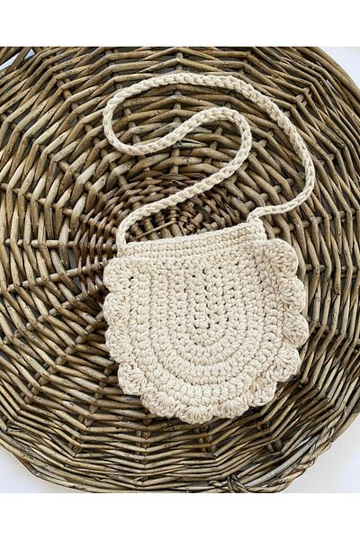 efecco Children's Bag / Knitted Children's Bag /Pink Cute Children's Bag