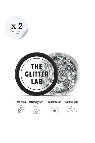 The Glitter Lab 2 Pieces Electric Feel Glitter – Advantageous Package