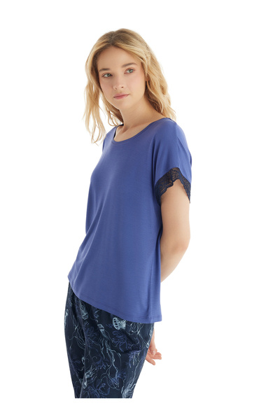 Blackspade Kadın Pijama Takımı 60538 - Mavi