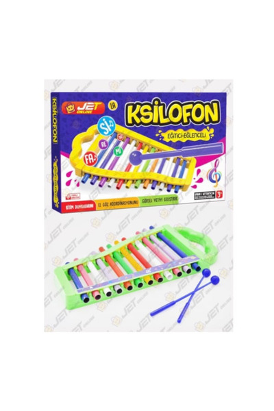 abnturk Yüksek Kalite Metal 12 Farklı Nota 34 Cm Jumbo Boy Eğlenceli Sesli Oy...