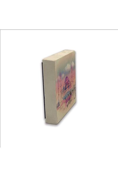 Sadrazam Sultanahmet Mosque Printed Natural Stone Magnet 5X5 Krt-12