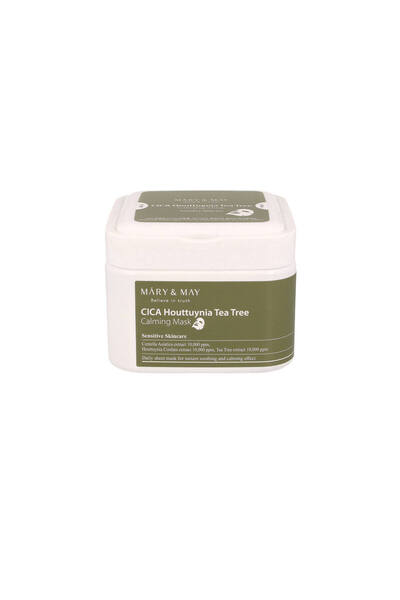 Other Mary&May CICA Houttuynia Tea Tree Mască calmantă, 30 buc - Măști de față liniștitoare