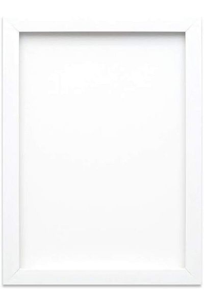 Memory Box Rainbow A4 Frame 21x29.7cm with Perspex Sheet, 19mm Wide, White