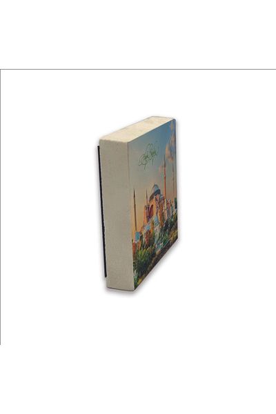 Sadrazam Magnet din piatră naturală imprimat Moscheea Hagia Sofia 5x5 Krt-1