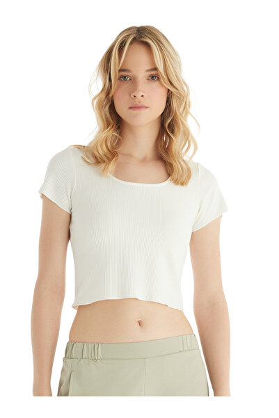 Blackspade Women's Crop T-Shirt 51813 - White