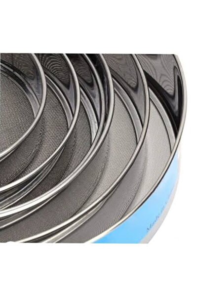 abnturk 6 Adet İnce Gözenekli Un Elek Seti Paslanmaz Çelik Un Filtresi Süzgeç 6’Lı