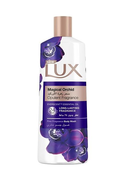 LUX غسول الجسم المعطر برائحة الأوركيد السحرية لمدة 24 ساعة برائحة تدوم طويلاً 500 مل