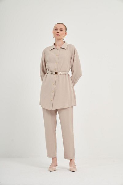 FTZ WOMEN Costum pantalon de damă Stone 31035