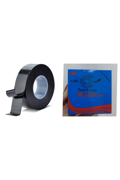 abnturk Isıya Dayanıklı Su Geçirmez Yanmaz Kauçuk Elektrik Bandı 8 Metre Kend...