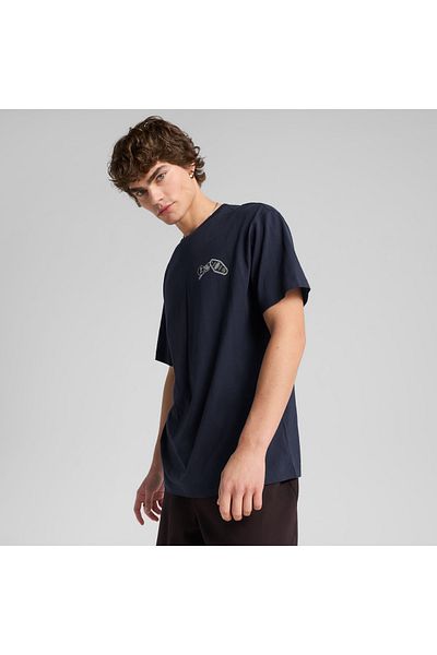 Puma Ανδρικό μπλουζάκι γραφικών Navy Blue ( 629636 -16)