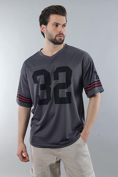 Madmext Smoked Printed Oversize pánské tričko