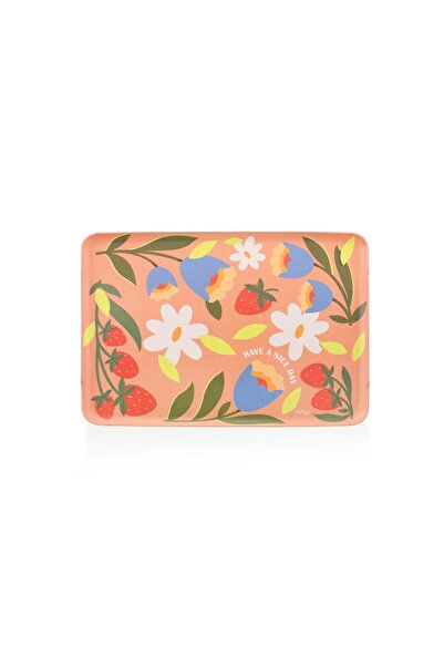 The Mia Spring Non-Slip Tray Pink 29X20 cm