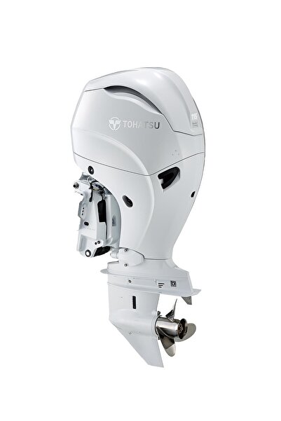 Tohatsu Mfs 115aw Etl Uzun Şaft Marşlı Trimli Beyaz 4 Zamanlı Deniz Motoru