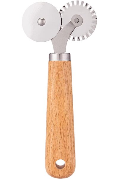 AKDC قطاعة بيتزا 17سم×7سم×2سم فضي