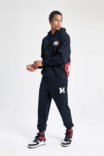 DeFacto Miami Heat Regular Fit Jogger Pantolon Beyaz