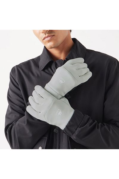 Kappa Textured Panelled Gloves With Logo Detail