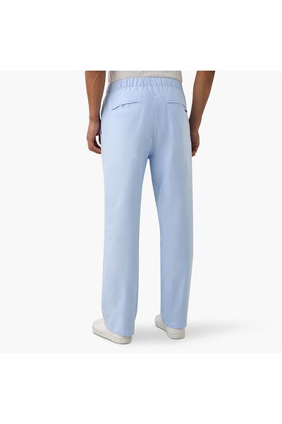 Emperor Regular Fit Pants With Elasticated Waistband And Pockets
