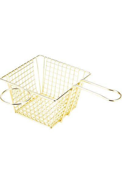 AKDC Fries Basket Gold L(18CM) XW(22CM) XH(8CM) gold