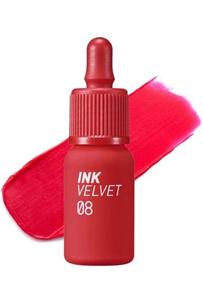 Other Peripera New Ink The Velvet (AD) 08 SELLOUT RED 4 g - Aksamitny tint do ust