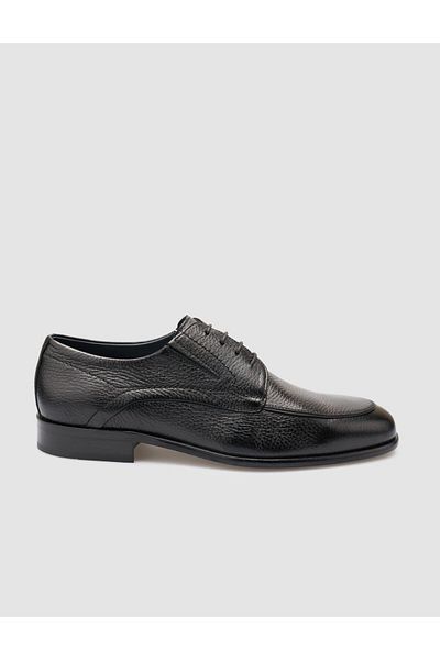 Cabani 100% Genuine Leather Black Men's Classic Shoes