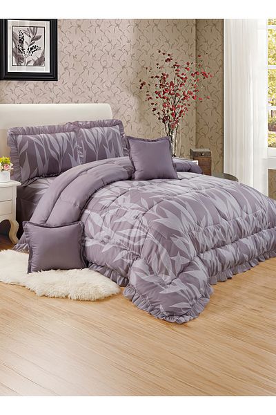 Generic Comforter Set 4 Piece Single Size Elegant Bedspread Lightweight Comforter Suitable for All Seasons