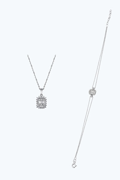 Altınbaş Altın Baget Kolye Bileklik Set