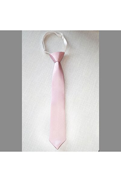 GallanD Tie 9-10 Years Old Children's Plain Satin Tied Unisex Special Day Birthday Wedding Satin Tie