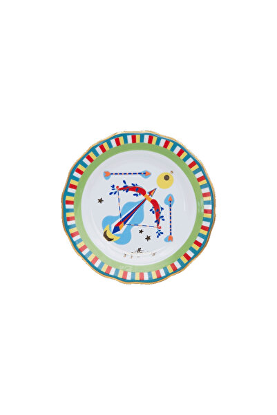 Baci Milano Zodiac Vibe Pasta Tabağı Yay Burcu 16 cm