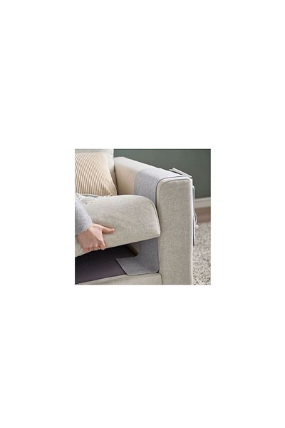 IKEA Silang Gray-Felt Pocket for Armrest 25X95Cm
