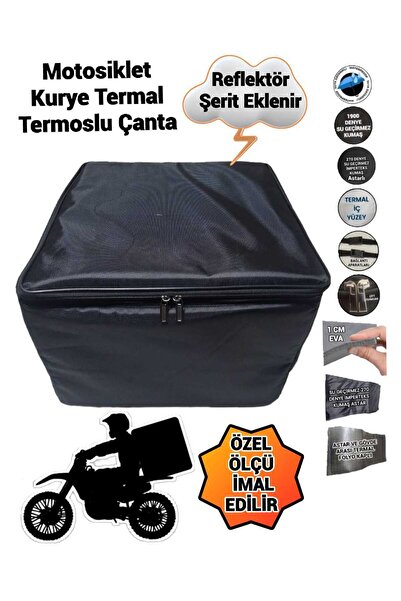 SEVBAGS Motosiklet Kurye Termal Termoslu Çanta