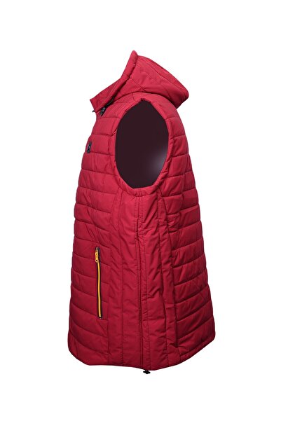 tambattal Large Size Padded Sport Vest - Claret Red