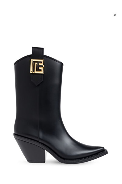 Balmain Paris Cowboy boots with logo