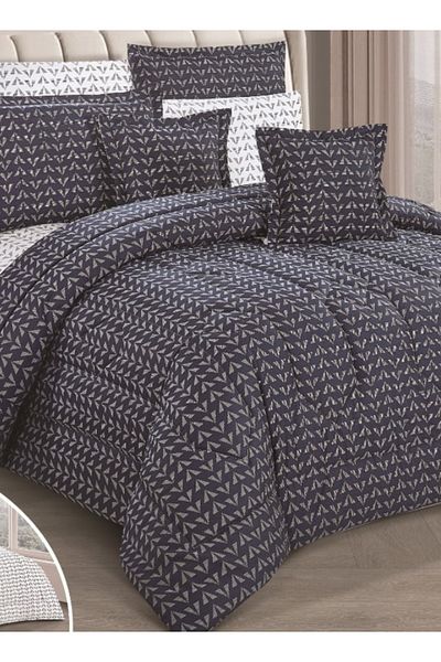 smart home Double-sided comforter set, 5-piece bed sheet, 5-piece comforter, 100% cotton, 180X230cm bed sheet