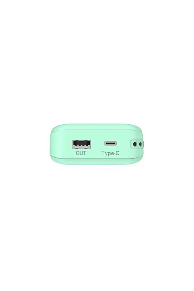 Datazone Mini Power Bank 10000mAh Portable  with Dual USB, Fast Charging, and Advanced Protection, Green