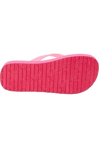 Calvin Klein Women's Flip Flops Comfortable Pink Slippers with Brand Logo Yw0Yw01617-0Gm