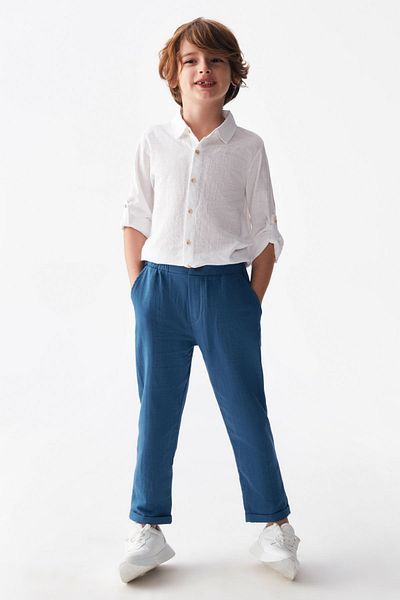 HAUSEkids 4-8 Years Lufionn Theta Boy Set - Ecru