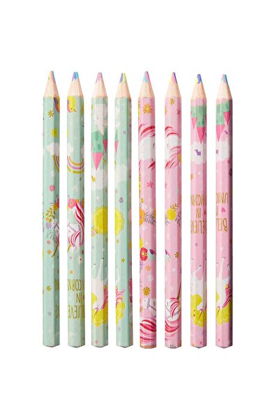 Party Centre أقلام رصاص يونيكورن سحرية متعددة الألوان 8 قطع