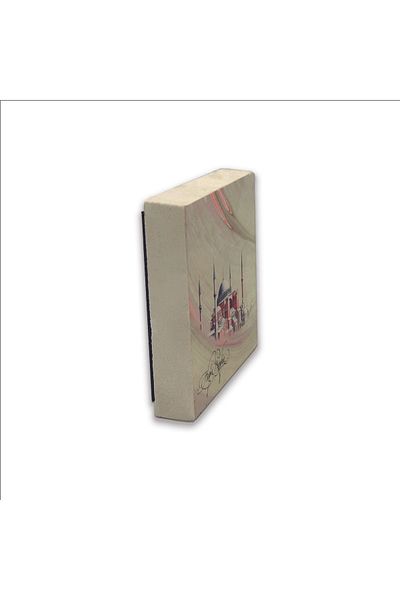 Sadrazam Magnet din piatră naturală imprimat Moscheea Hagia Sofia 5x5 Krt-2