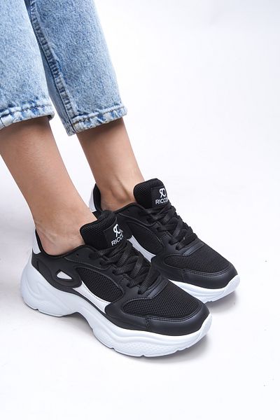 Riccon Жіночі кросівки 0012152 Black White