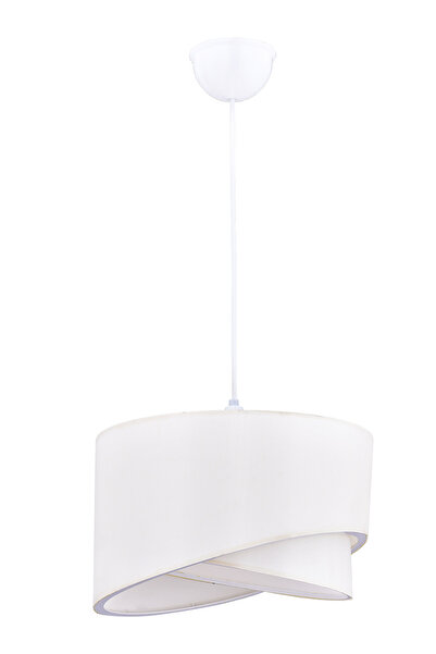 Emg DesiGn Elips 2 Katlı Kumaş Pasta Avize Çocuk Odası Yatak Odası Salon Mutfak Hol