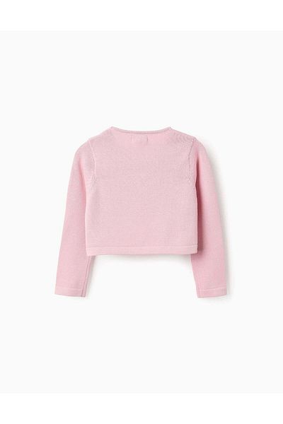 Ziddy Cardigan with Sequins for Girls, Pink