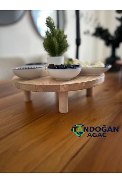 TANDOĞAN Ξύλινο Τραπέζι παρουσίασης & σερβιρίσματος με 4 πόδια