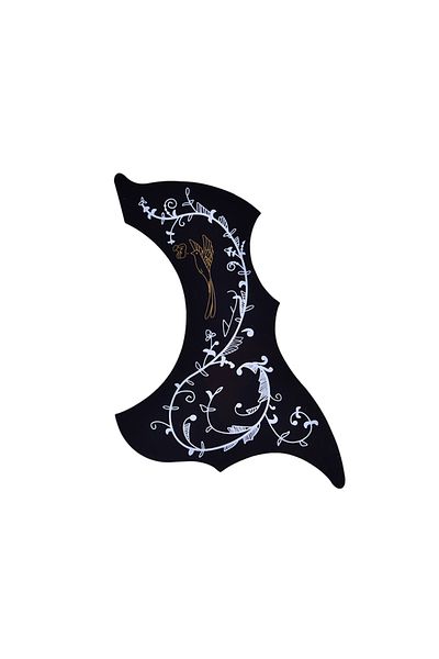 Choice FHOD0010-N3 Sweep Guitar Guards Protective Stickers Anti-scratch Guitar Decorative Stickers Adhesive