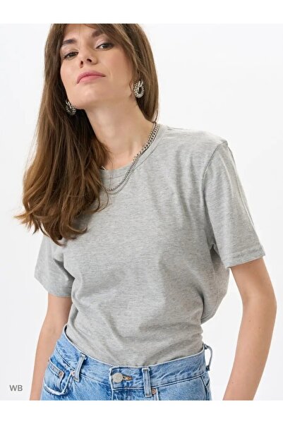 COMBİNE MİCHAİL Γυναικείο μπλουζάκι Grimelange 100% Cotton Crew Neck Basic