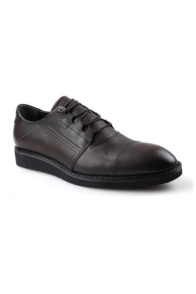 Papuçcity 02612 Ανδρικά casual δερμάτινα παπούτσια