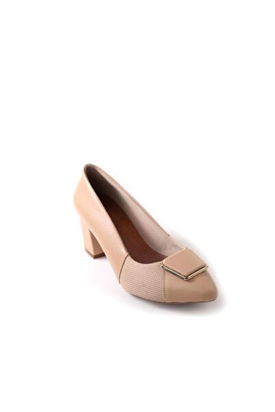 Papuçcity La Pia 02842 - حذاء نسائي بكعب عريض 5 سم