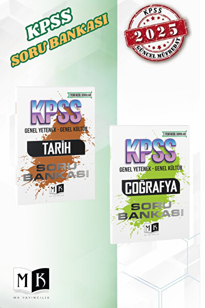 MK Yayıncılık 2026 Kpss Tarih-coğrafya Soru Bankası Set