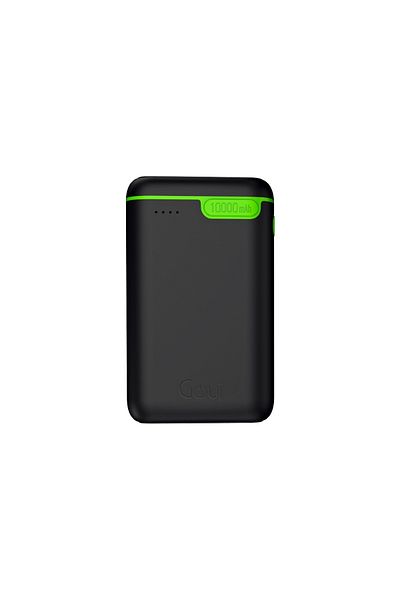 GOUİ Portable Power Bank 10,000mAh, Dual Ports (QC 3.0 + PD 20W), 50% Charge in 30 Min, 30cm Type-C Cable