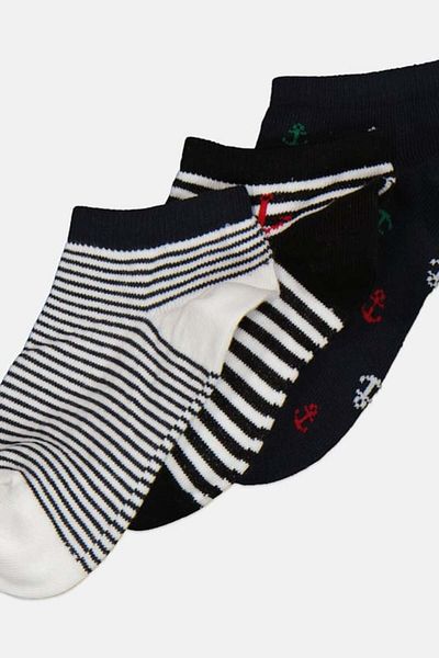 RBX Kids Boy 3 Pairs Stripped Socks, Multicolor
