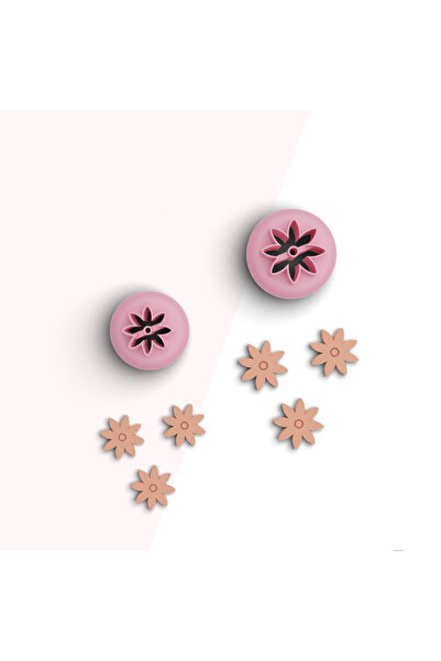flament aşk Daisy Mini Polymer Clay Mold, Earring Molds, Dough Molds, Ceramic Mold, No:174